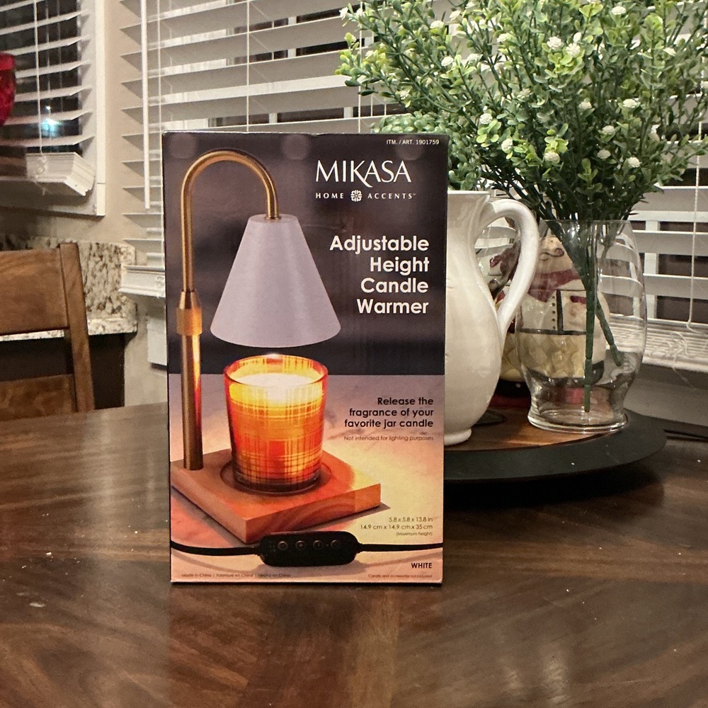 Mikasa White and Gold Candle Warmer